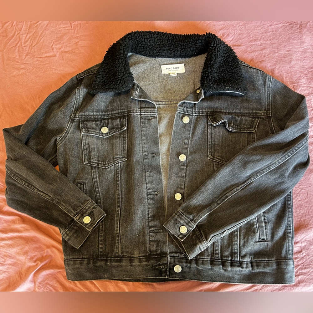 Black PACSUN Jean jacket